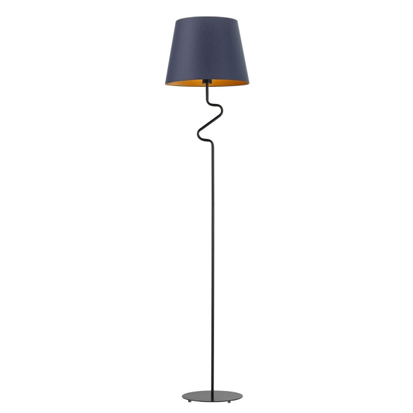 Lampa Designerska  stojąca do salonu FOGO GOLD  Lysne