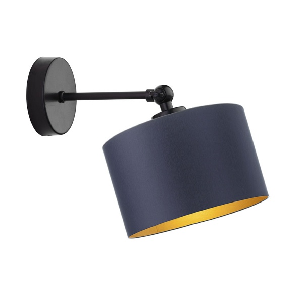 Kinkiet Stylowy  ścienny do sypialni TETE GOLD  Lysne