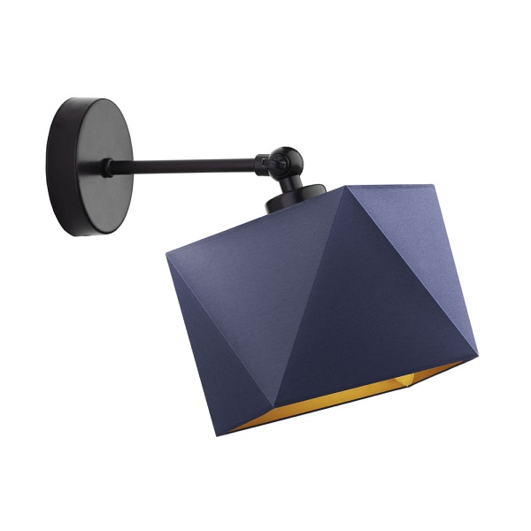 Stylowe oświetlenie ścienne do sypialni ULSAN GOLD  Lysne