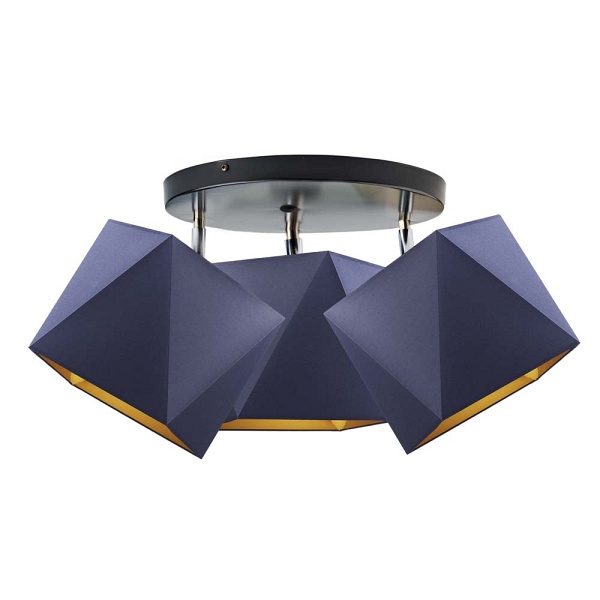 Lampa Nowoczesna  sufitowa MINORKA GOLD  Lysne