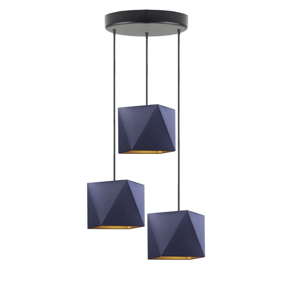 Lampa wisząca w stylu glamour MAJORKA GOLD  Lysne