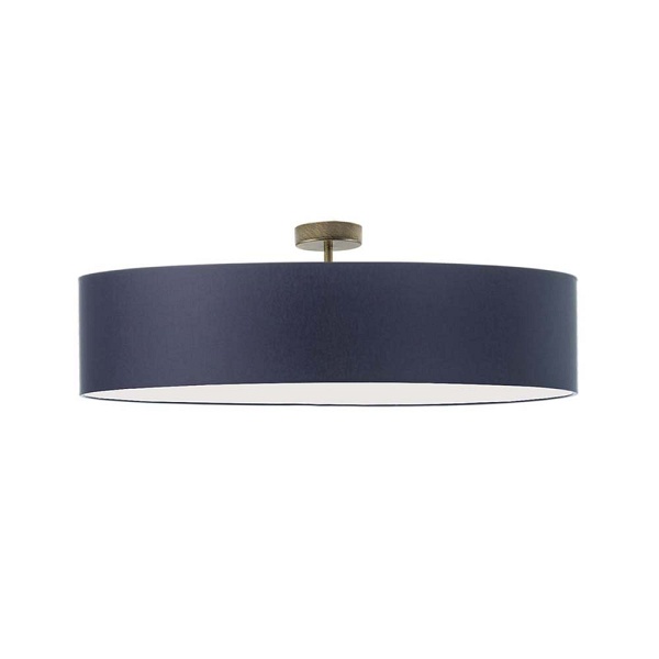 Plafoniera GRENADA  fi - 80 cm - kolor granatowy  Lysne