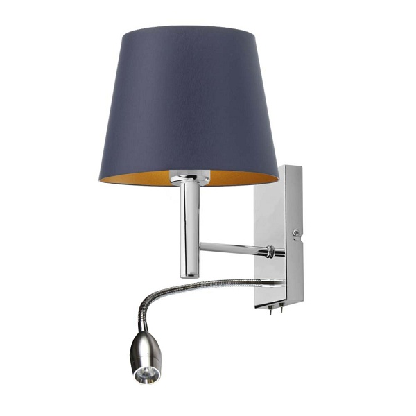 Nowoczesna oprawa ścienna do sypialni AUSTIN GOLD  Lysne