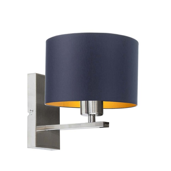 Kinkiet do pokoju na ścianę ELVORA GOLD  Lysne