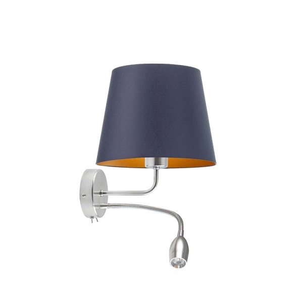 Oświetlenie ścienne z panelem LED IMPERIA GOLD  Lysne