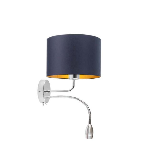 Kinkiet do pokoju na ścianę CAPRI GOLD  Lysne