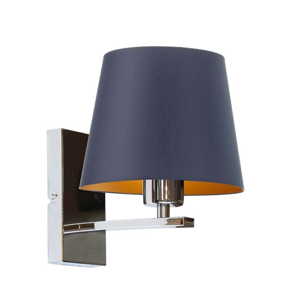 Lampa Chromowana  ścienna HVAR GOLD  Lysne