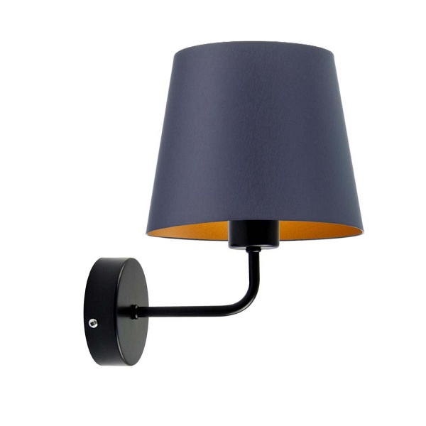 Kinkiet do biura na ścianę RIMINI GOLD  Lysne