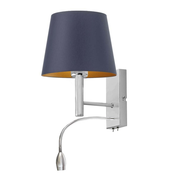 Kinkiet ścienny do salonu AUSTIN GOLD  Lysne