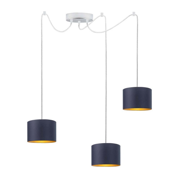 Żyrandol pająk WAIKIKI W3 GOLD  Lysne