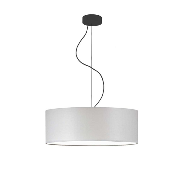 Lampa Nowoczesna  sufitowa HAJFA fi - 50 cm - kolor jasny szary  Lysne