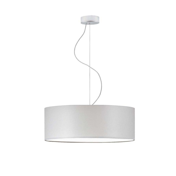 Lampa Nowoczesna  sufitowa HAJFA fi - 50 cm - kolor jasny szary  Lysne