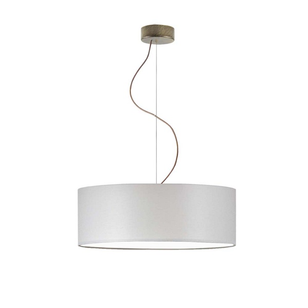 Lampa Nowoczesna  sufitowa HAJFA fi - 50 cm - kolor jasny szary  Lysne