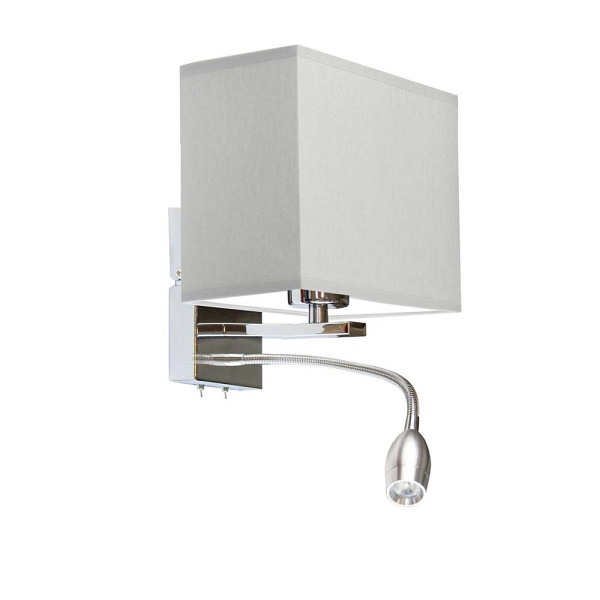 Kinkiet ścienny z panelem LED ADDIS  Lysne