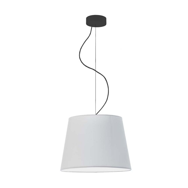 Lampa wisząca do pokoju dziennego TUNIS - kolor jasny szary  Lysne