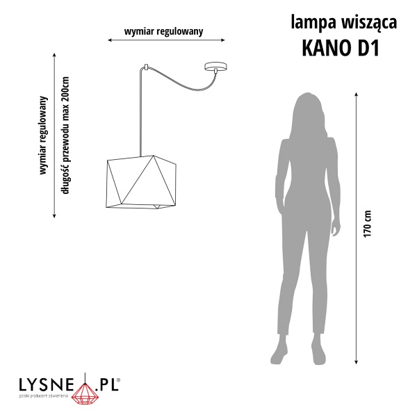 Żyrandol do pokoju dziecka KANO D1  Lysne