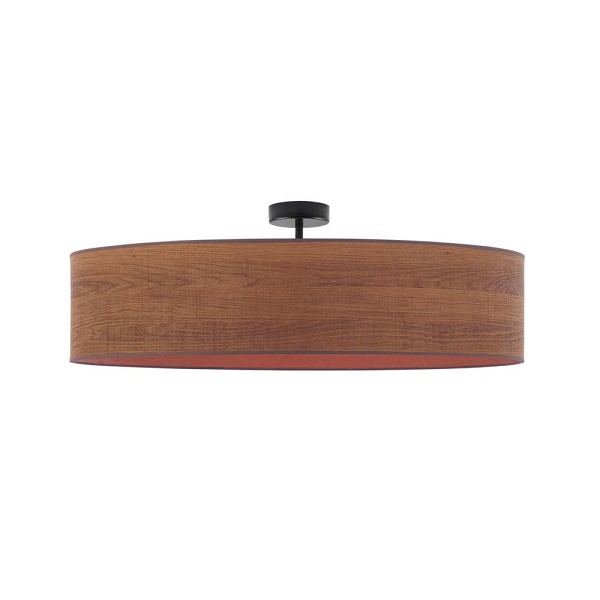 Lampa Fornirowa  sufitowa GRENADA ECO fi - 80 cm ECO - kolor kasztanowy  Lysne