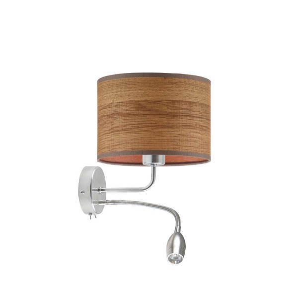 Kinkiet Nowoczesny  do sypialni LED CAPRI ECO z włącznikami  Lysne