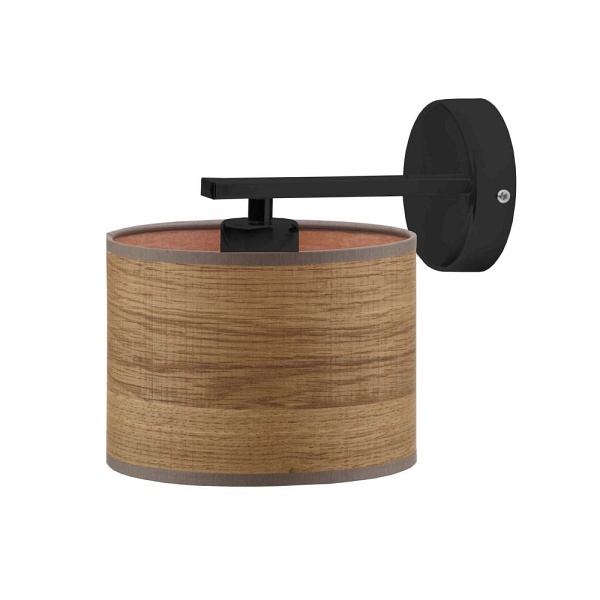 Kinkiet Czarny  na ścianę LUANDA ECO  Lysne