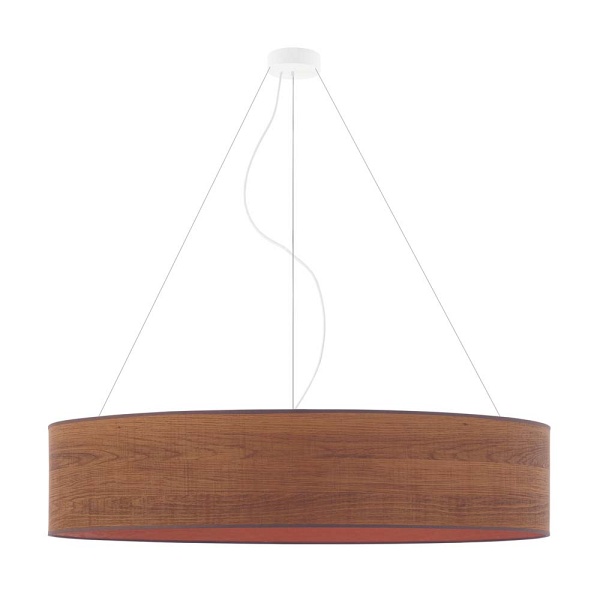 Żyrandol kuchenny PORTO ECO fi - 100 cm - kolor dąb bielony  Lysne