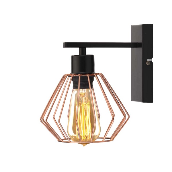 Kinkiet Biały  loftowy FRESNO LOFT  Lysne