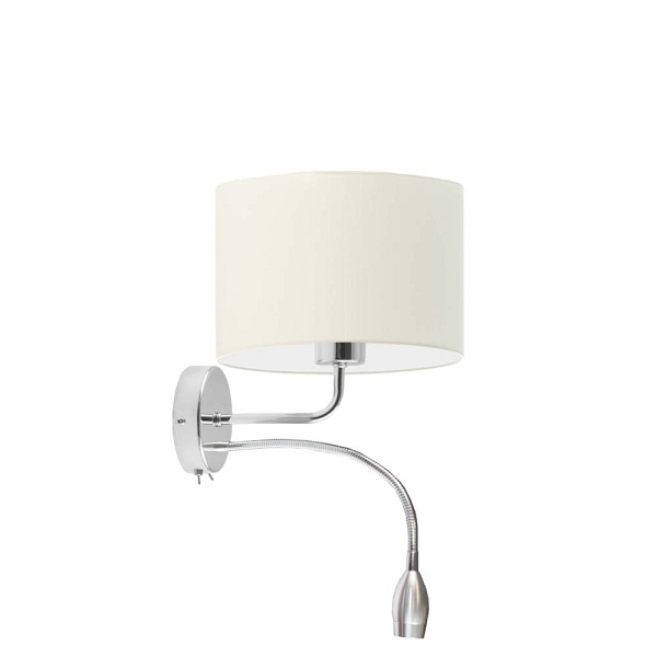 Lampka ścienna do czytania CAPRI VELUR  Lysne