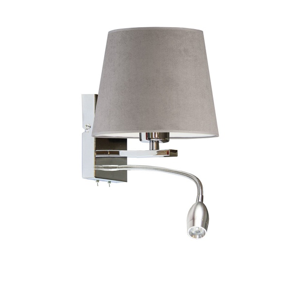 Kinkiet z panelem LED BOSTON VELUR  Lysne