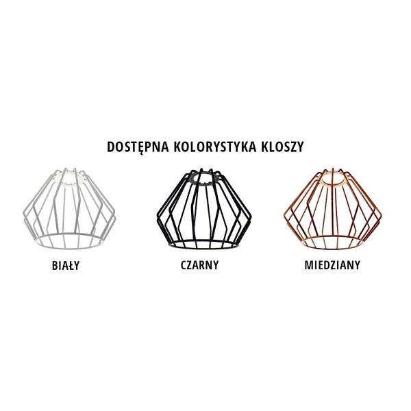 Kinkiet Biały  loftowy FRESNO LOFT  Lysne