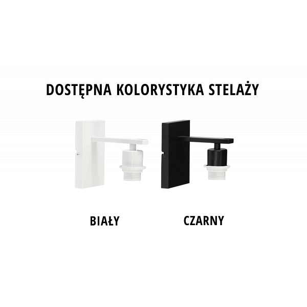 Kinkiet Biały  loftowy FRESNO LOFT  Lysne