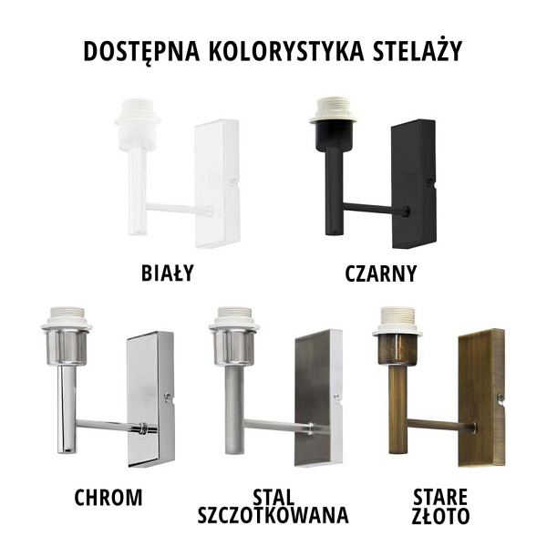 Nowoczesna oprawa ścienna IZMIR VELUR  Lysne