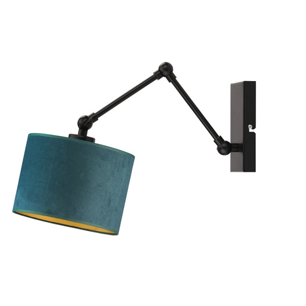 Kinkiet Nowoczesny  ze złotym wnętrzem TULON VELUR  Lysne