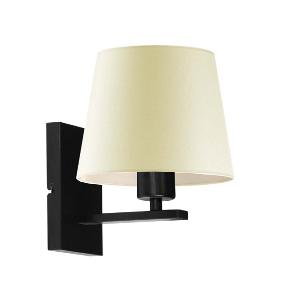 Kinkiet Nowoczesny czarny  HVAR  Lysne