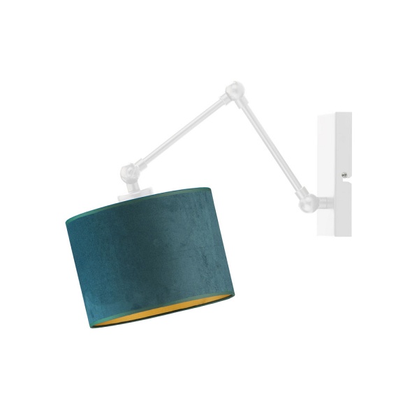 Kinkiet Nowoczesny  ze złotym wnętrzem TULON VELUR  Lysne