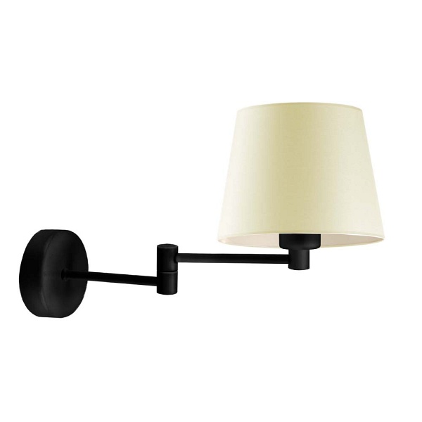 Kinkiet Czarny  w stylu loftowym LUGO   Lysne