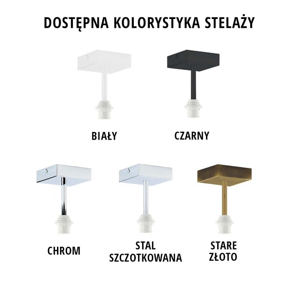 Plafoniera sufitowa ALBA - kolor musztardowy  Lysne