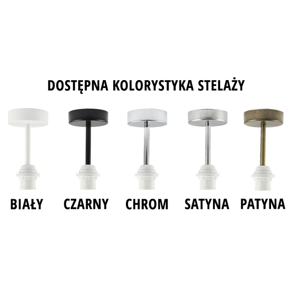 Lampa przysufitowa WENECJA fi - 30 cm  Lysne