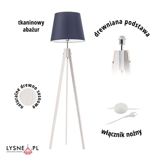 Lampa Nowoczesna  podłogowa ARUBA  Lysne