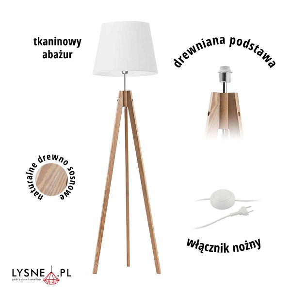 Lampa stojąca ARUBA  Lysne