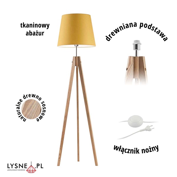 Lampa stojąca podłogowa ARUBA  Lysne