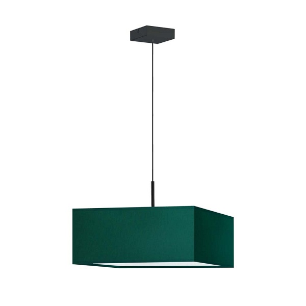 Lampa wisząca do salonu BOGOTA - kolor zieleń butelkowa  Lysne