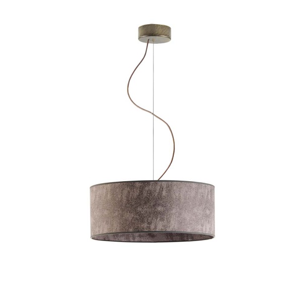 Lampa wisząca nad stół HAJFA fi - 40 cm - kolor szary melanż  Lysne