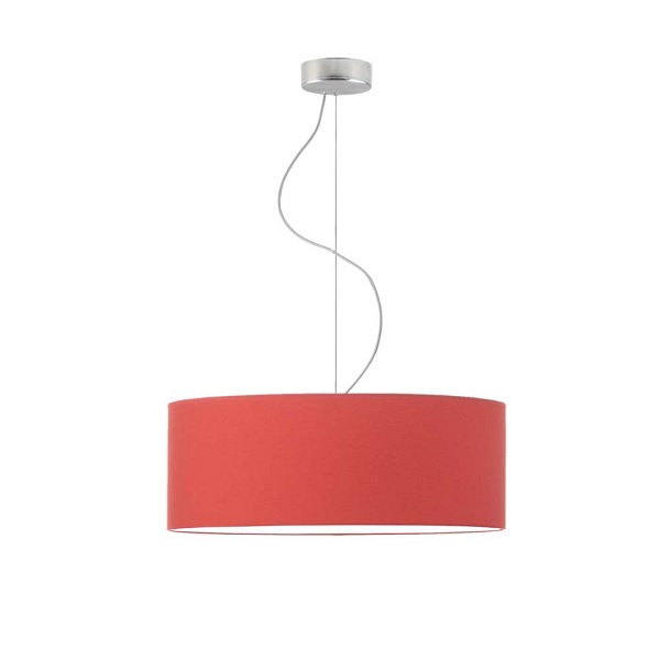 Lampa wisząca do pokoju HAJFA fi - 50 cm - kolor czerwony  Lysne