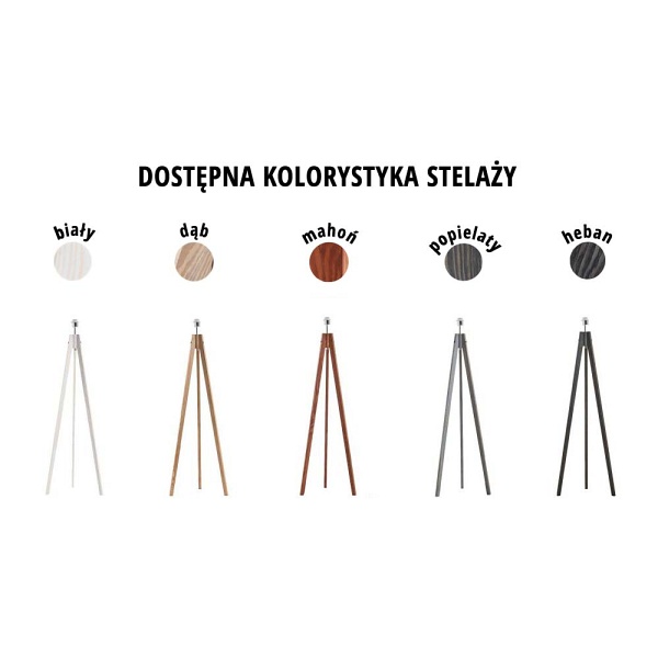 Lampa podłogowa na 3 nogach ARUBA  Lysne