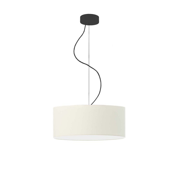 Żyrandol do sypialni HAJFA fi - 40 cm - kolor ecru  Lysne