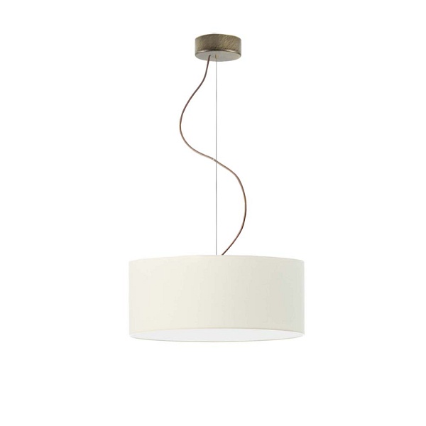 Żyrandol do sypialni HAJFA fi - 40 cm - kolor ecru  Lysne