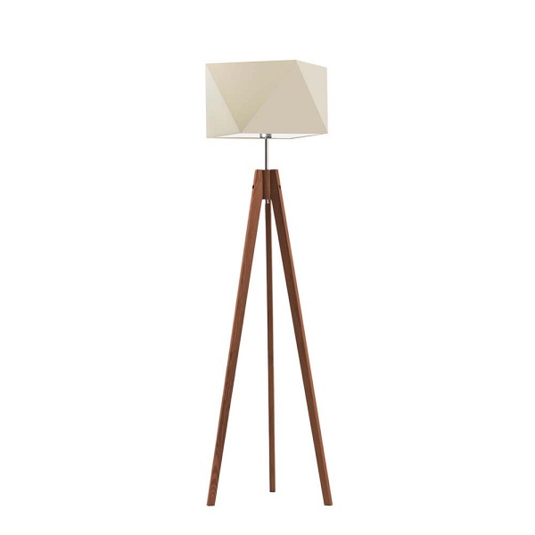 Lampa Drewniana  podłogowa LAGOS  Lysne