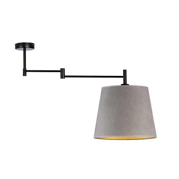 Plafoniera ze złotym wnętrzem TAMPA VELUR  Lysne