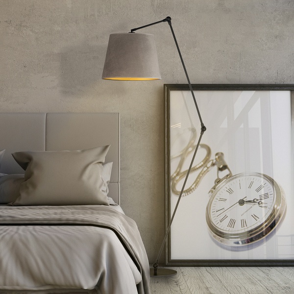 Lampa stojąca MANILA VELUR  Lysne