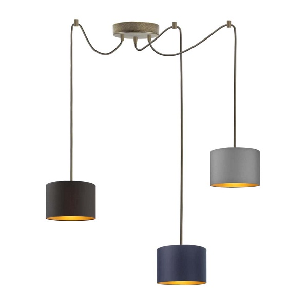 Żyrandol Nowoczesny żyrandol pająk WAIKIKI W3 GOLD  Lysne