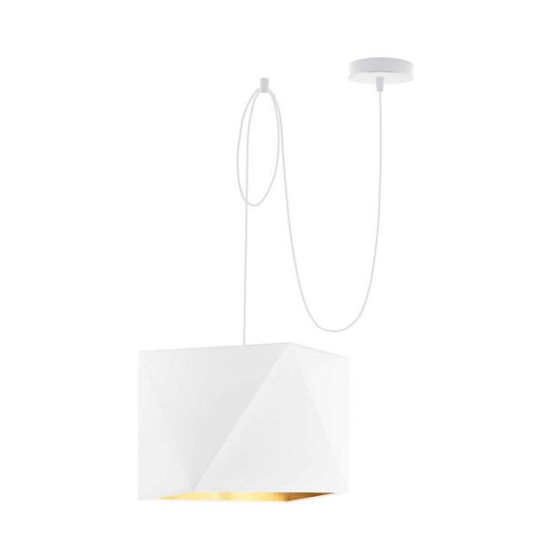 Lampa wisząca z regulowaną długością przewodu KANO D1 GOLD  Lysne